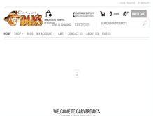Tablet Screenshot of carverdans.com